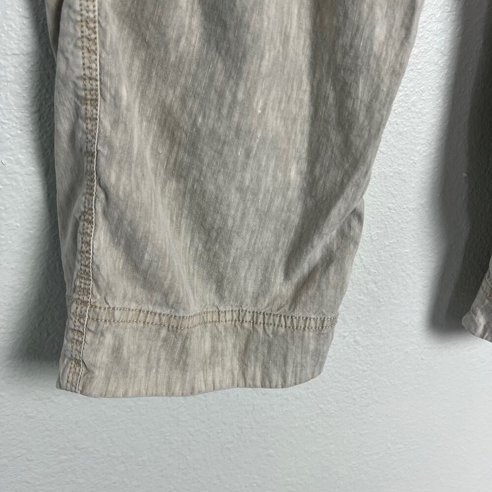 Soft Surroundings 10 Petite Tea Party Crop Pants Linen Tencel Blend‎ Sandy Beige - Picture 7 of 11
